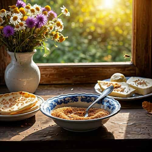  کنجد قهوه ای راز پارسی 
